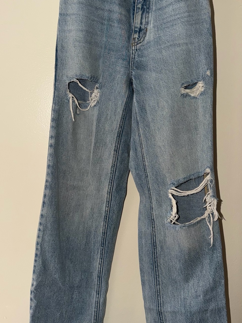 PacSun Light Blue Distressed Boyfriend Jeans